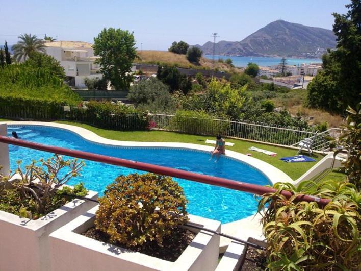 Bonito Apartamento Con Inmensa Terraza Y Piscina Альтеа Экстерьер фото